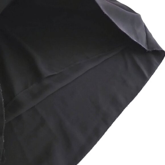 Wilfred Sabine Black Faux Wrap Sleeveless Mini Dress Pockets Size Small - Picture 5 of 13